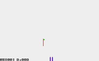 Slalom Event! atari screenshot